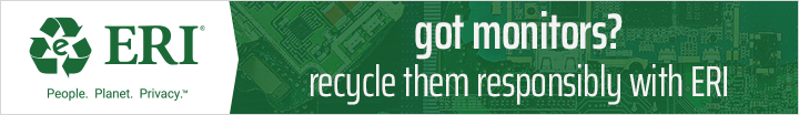 Got monitors? Recycle them responsibly with ERI.